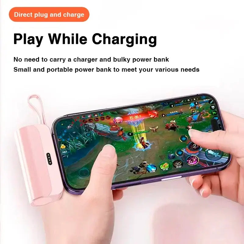 Mini Power Bank sans fil - Charge rapide