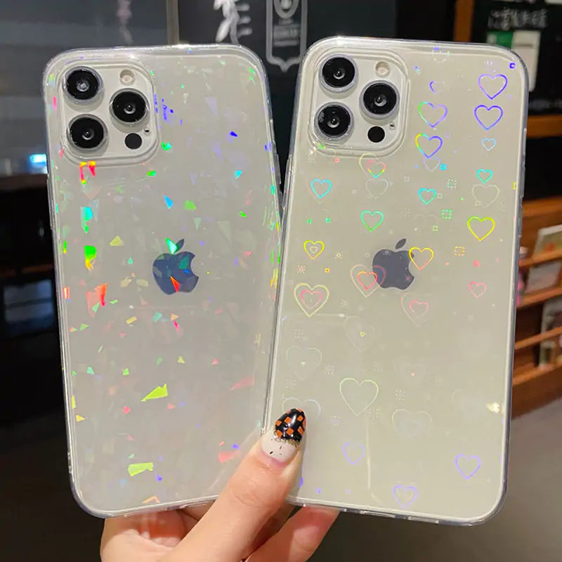 Coque de téléphone à paillettes