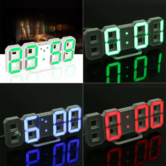 LuminaTech Digital LED Desktop Clock - Precision Timekeeping for Your Desk