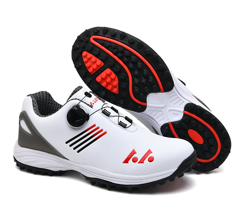 LEFUS Breathable & Comfortable Men's Golf Shoes - Non-Slip, Rotating Buckle Closure for All Seasons