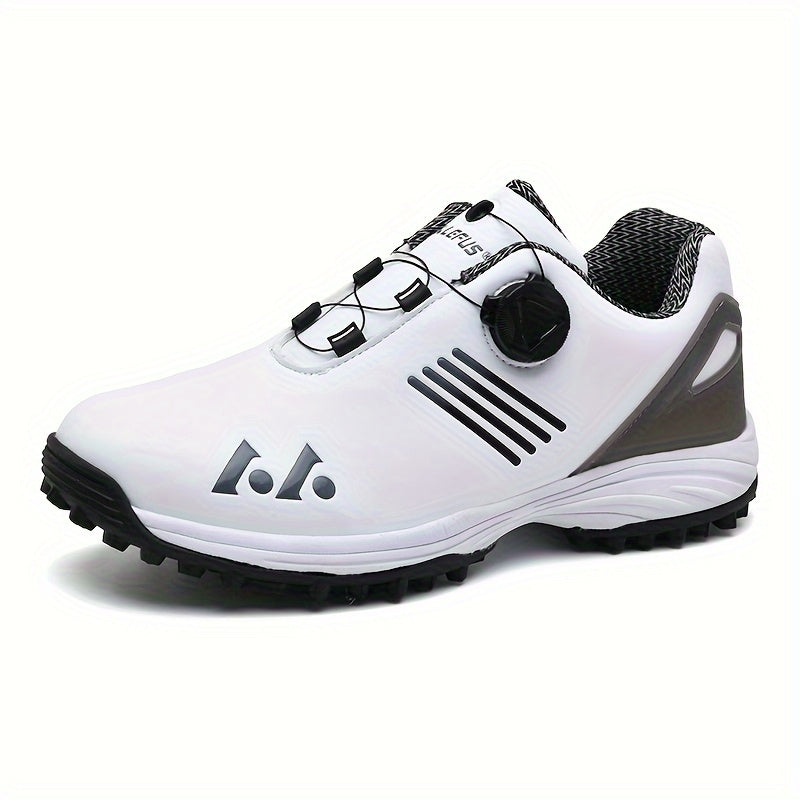 LEFUS Breathable & Comfortable Men's Golf Shoes - Non-Slip, Rotating Buckle Closure for All Seasons