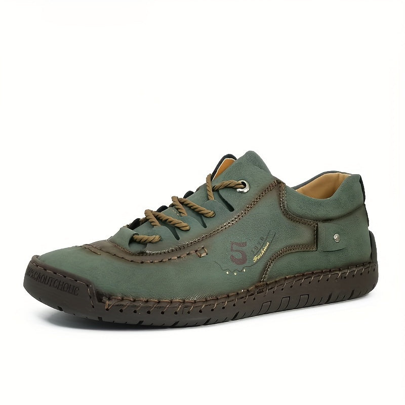 Men's Handmade Stitching Casual Shoes Flats Outdoor Walking Sneakers