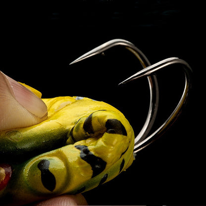1pc ANFS Frog Leg Lure Fishing Reel - Soft Artificial Fish Bait with Multi-Color Options (Green, Brown, Black, Orange) for Bass & Panfish, Durable Plastic Design for Year-Round Fishing, Fishing Lure, Bass Fishing Lure, Realis