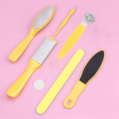 Professional 7-in-1 Pedicure Tool Set for Dead Skin Removal and Foot Care - Includes Callus Remover and Foot File for Men and Women