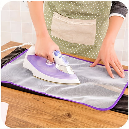 [High Temperature Ironing Cloth Guard] Protective Ironing Cloth High Temperature Board Press Mesh Insulation Pad Guard Protection Clothing Home Accessories Color Random