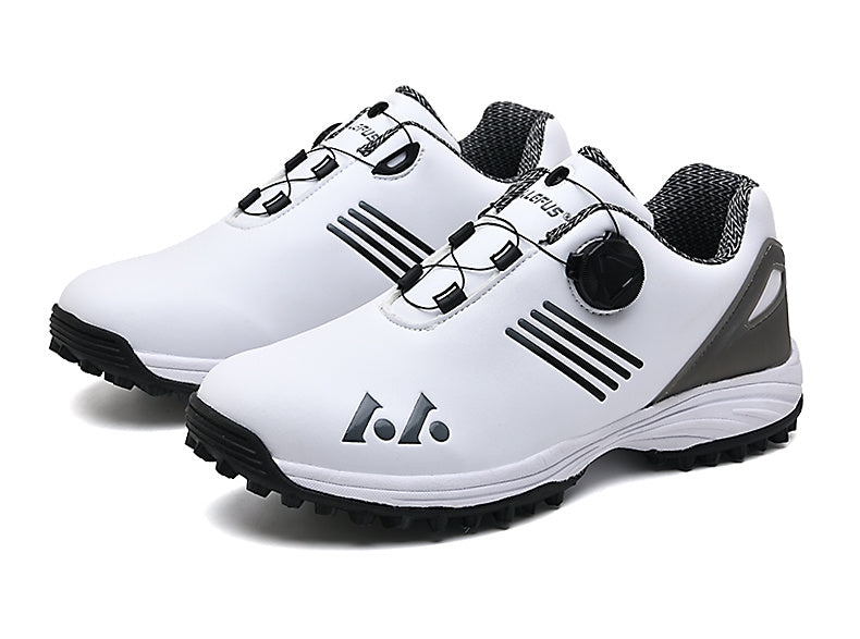 LEFUS Breathable & Comfortable Men's Golf Shoes - Non-Slip, Rotating Buckle Closure for All Seasons