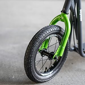 JOYSTAR Kick Scooter for Ages 5-9 Years Old Kids with 12 Inch Front and Rear Wheel, Rear V-Brake and Adjustable Handlebar