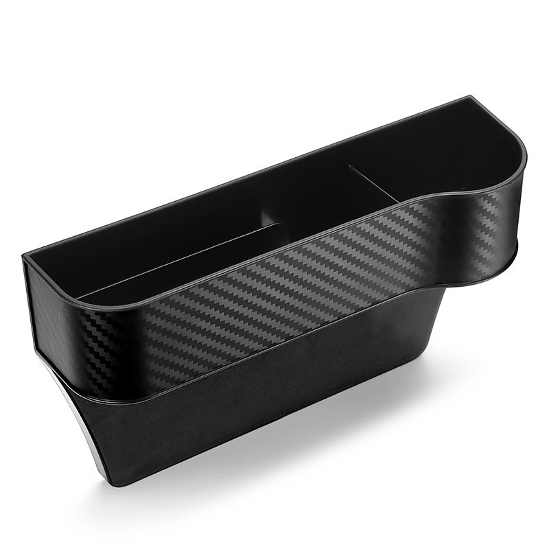 Car Seat Gap Organizer with Cup Holder - Lightweight ABS Storage Box for Console Side Pockets, Front Seat Accessory for Enhanced Organization, Car Storag