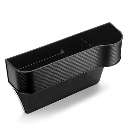 Car Seat Gap Organizer with Cup Holder - Lightweight ABS Storage Box for Console Side Pockets, Front Seat Accessory for Enhanced Organization, Car Storag