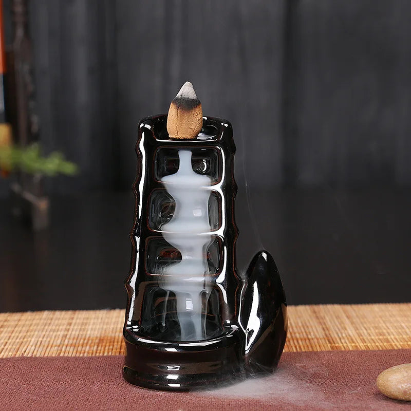 Creative Home Decor Backflow Stick Incense Burner Ceramic Censer Home Decoration Use In Home Teahouse