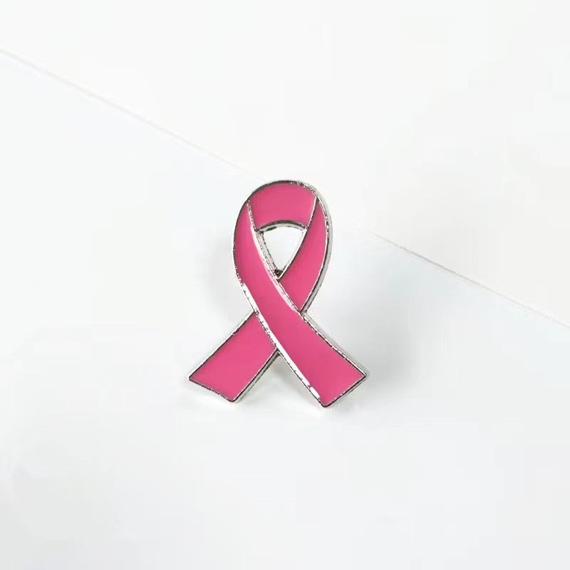 Alloy dripping oil love red ribbon logo brooch AIDS badges HIV International symbol public welfare activities