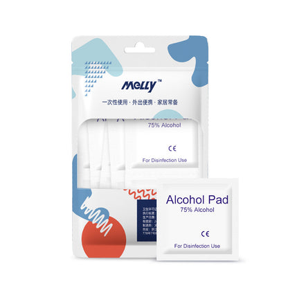 75% Alcohol Cotton Disposable Large-size Portable Mobile Phone Cleaning Ear Holes Sterilization Cleaning and Disinfection Wet Tissue