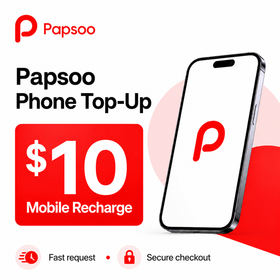 Papsoo Top-Up - $10