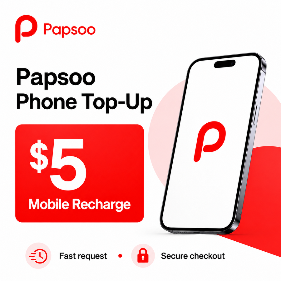 Papsoo Top-Up - $5