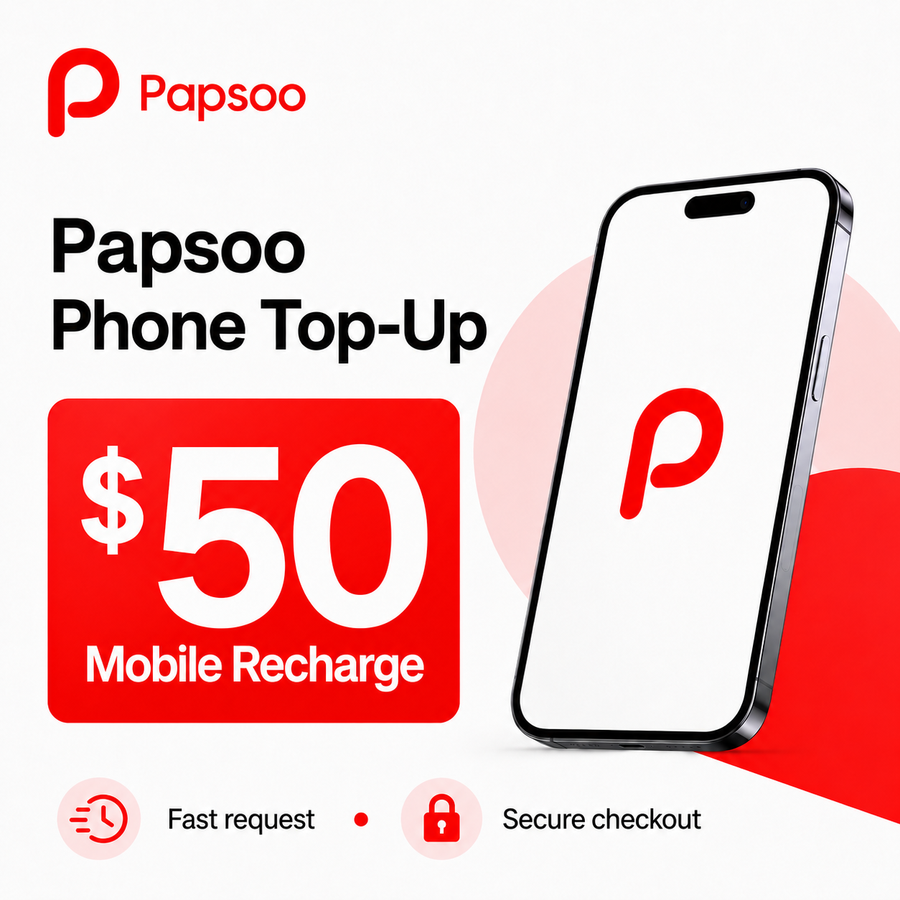 Papsoo Top-Up - $50