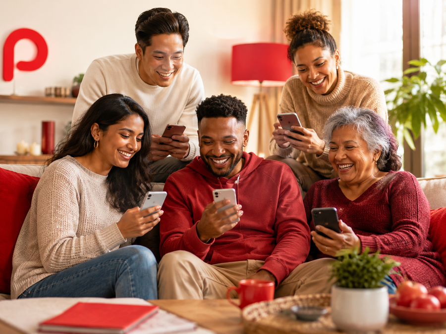 Family and community connection through mobile recharge