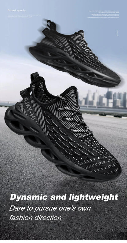 2023 Lexsan Shoes Men Running Sneakers Male Tenis Luxury Designer Mesh Breathable Casual Fashion Blade Cushioning for Men