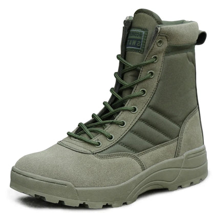 2024 New Tactical Boots Men Boots Special Force Desert Combat Male Boots Outdoor Hiking Boots Ankle Shoes Men Tactical Boots