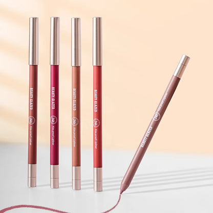 BEAUTYGLAZED 10 colors matte lip glazes do not fade easily non-stick cup lasts 24 hours for a glazed nude lipstick pen