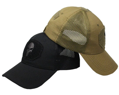 Tactical Camouflage Baseball Cap Mesh Breathable Special Forces Tactical Camo Hat Skull Duck Visor Hat