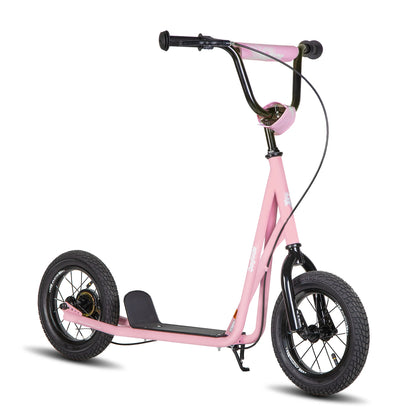 JOYSTAR Kick Scooter for Ages 5-9 Years Old Kids with 12 Inch Front and Rear Wheel, Rear V-Brake and Adjustable Handlebar