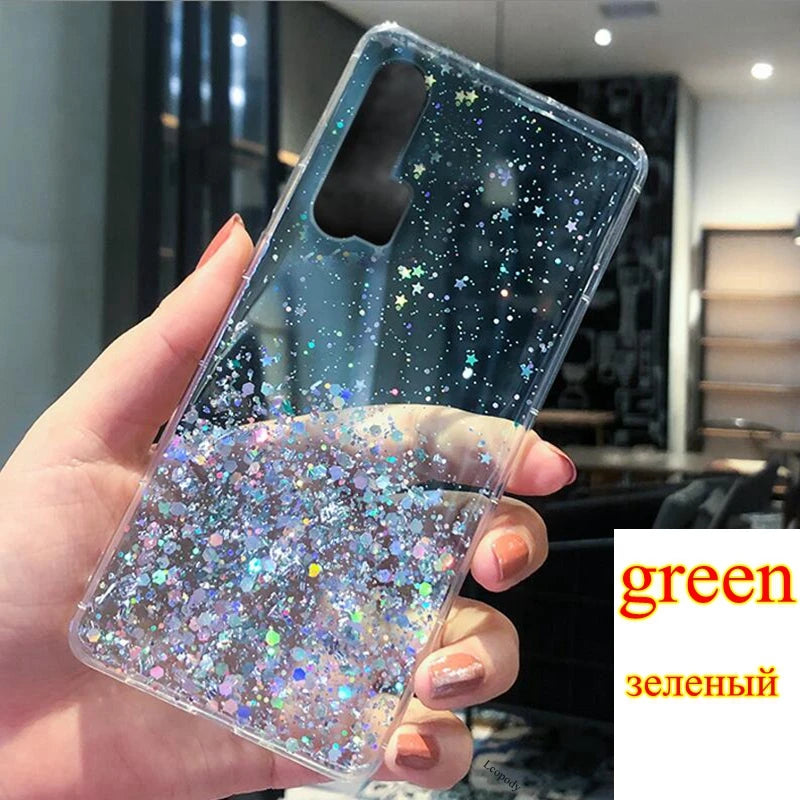 Soft Full Cover For redmi A1 redmiA1 Back cover CAPA Bling Glitter Phone Case For xiaomi redmi A1 A 1 1A