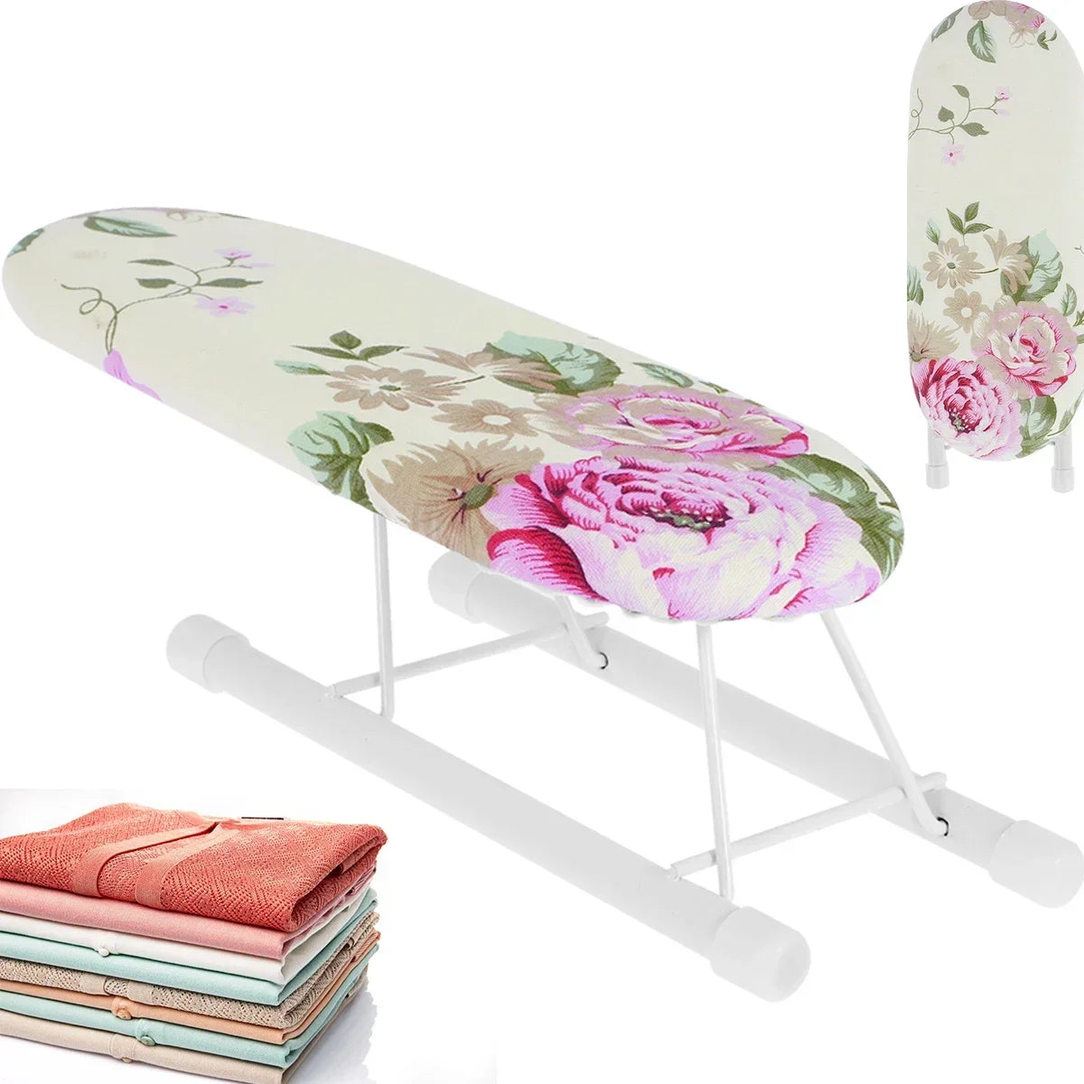 Tabletop Ironing Board with Non-Slip Folding Portable Small Ironing Board for Household Ironing Shirt Sleeves Cuffs Neckline New