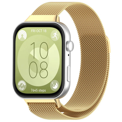Milanese Loop Strap For Huawei Watch Fit 3 4 4Pro Magnetic Statinless Steel Band Metal Bracelet For Huawei Fit4 4Pro Fit3 Correa