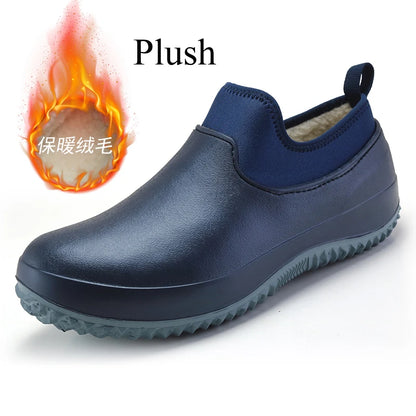 Chef Shoes For Men Kitchen Working Garden Shoes Clogs Nonslip Waterproof Plus Big Size 47 48