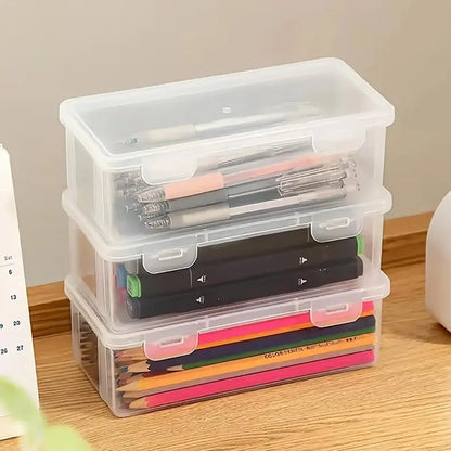 LOLEDE Pencil Cases Useful School Supplies Kawaii Stationery Organizer Bag Astethic Holster DIY Office Pen Box Kits Sacs Pen Box