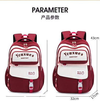 Waterproof Children School Backpack School Bags Girls Kids Schoolbag Primary Middle School Backpack Travel Student Book Bag