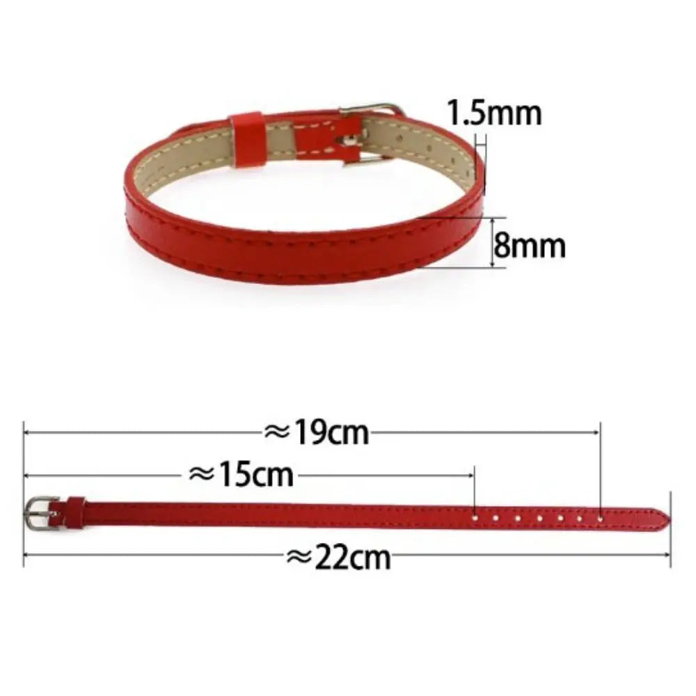 5Pcs Doll Waist Belts PU Leather Super Mini Waistband Candy Color DIY Handmade Belt For 1/3 1/6 Bjd Doll Clothes Accessories