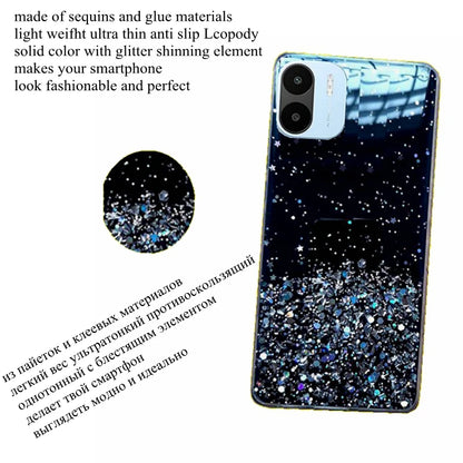 Soft Full Cover For redmi A1 redmiA1 Back cover CAPA Bling Glitter Phone Case For xiaomi redmi A1 A 1 1A