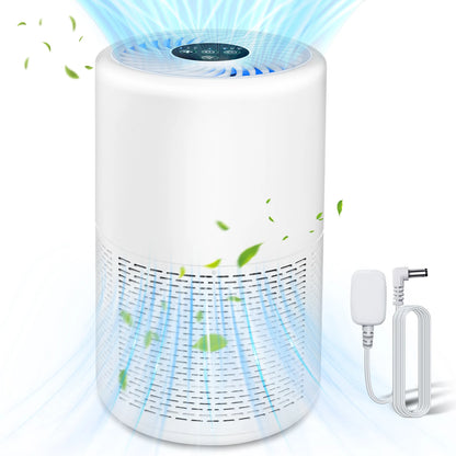 Quiet Air Purifier for Bedroom Home, 11-20㎡, Air Cleaner Air Frenshener Quiet HEPA Filter Cleaner with 3 Speed, Lower than 40dB