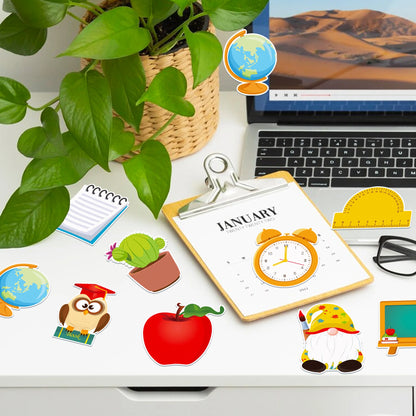 Back to School Theme Self-Adhesive Sticky Notes Notepad Writing Memo Pads for Back to School Party Supplies