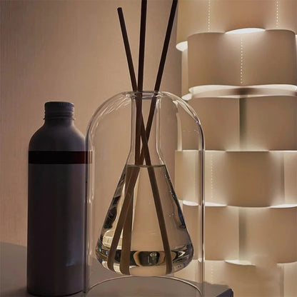 130ml Home Fragrance Diffuser Bottle Party Gifts Transparent Glass Container Essential Aromatherapy Oil Diffuser Bottle