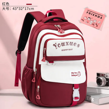 Waterproof Children School Backpack School Bags Girls Kids Schoolbag Primary Middle School Backpack Travel Student Book Bag
