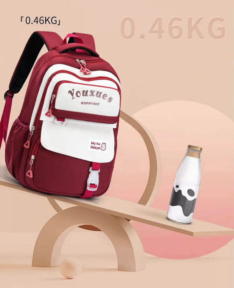 Waterproof Children School Backpack School Bags Girls Kids Schoolbag Primary Middle School Backpack Travel Student Book Bag