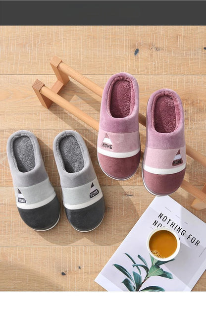 Winter Soft Plush Slippers Women Indoor House Warm Cotton Slides Couple Ladies Shoes Thick Sole Fluffy Slipper Men Home Slides