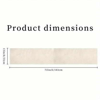 1 Piece Back-To-School Theme Table Runner with Interesting Stationery Pattern, Suitable for Classroom Decoration, School Theme Party, Back-To-School Celebration Activities