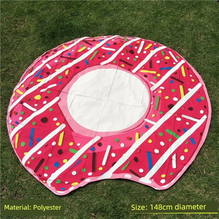 Beach Towel Seaside Beach Mat Sand-Proof Mat Portable Ultra-Light Beach Net Red Decorative Cloth Outdoor Sunscreen Shawl Quick-Drying