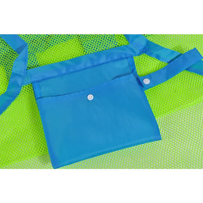 Children Sand Away Protable Mesh Bag Kids Bath Toys Storage Bags Swimming Large Beach Bag for Towels Women Cosmetic Makeup Bag