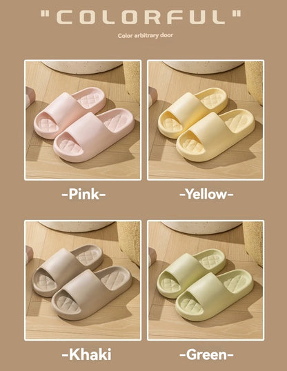 Household Indoor Bathroom Bath Couple EVA Slippers Home Shoes Home Indoor Bathroom Bathing