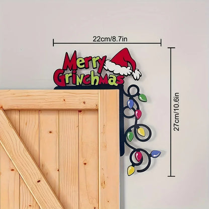 Alluring Christmas Light Garland Door Decoration – Charming Home Decor Unencumbered by Electricity or Feathers