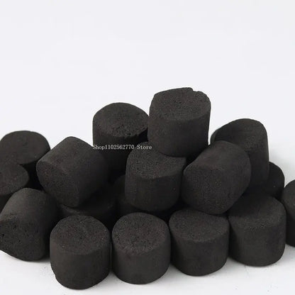 25pcs Boxed Incense Incense Carbon Group DIY Household Indoor Fire Proof Air Hand Smoker Hand Warmer Buried Carbon Supplies