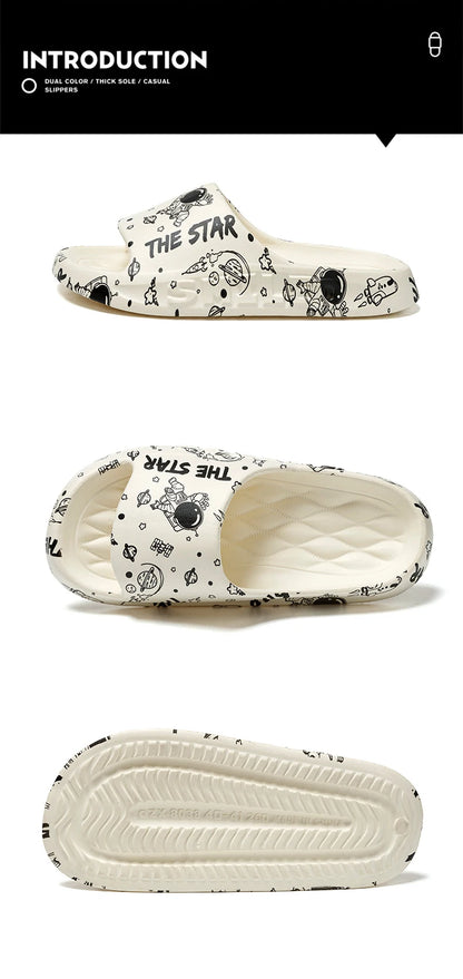 Slippers FOR WOMEN'S Summer Outdoor Wear, New Indoor Home, Bathroom, Shower, Non Slip, Household Slippers for Men Zyt2411