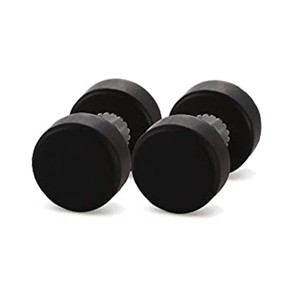 1Pair/2Pcs Wood Stud Earring For Men/Women 6-12mm Stainless Steel Barbell Earring Classic Pop Gothic Jewelry Best Gifts