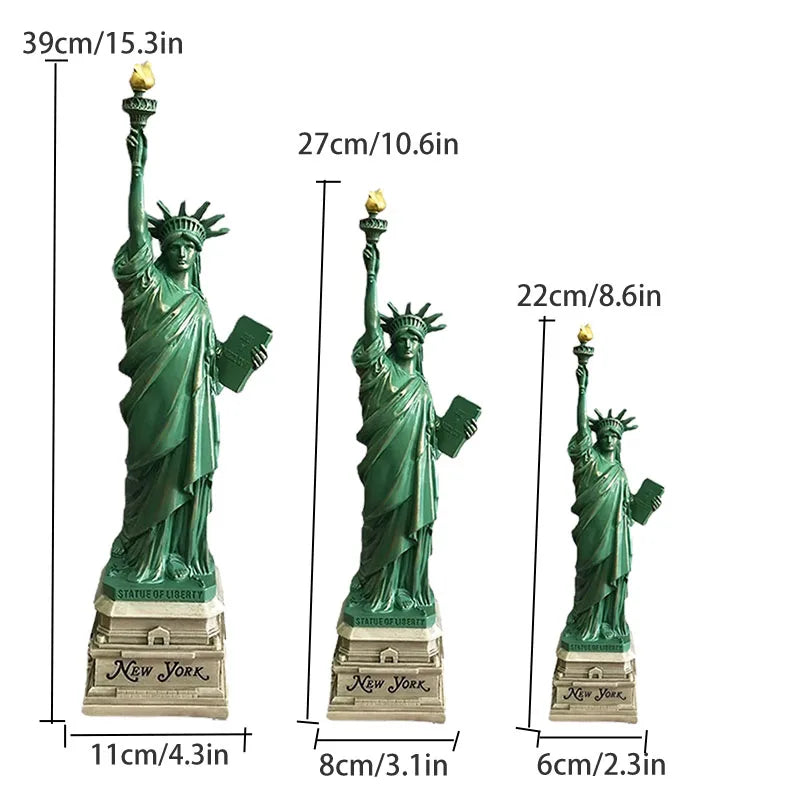 ERMAKOVA Statue of Liberty Model Desk Accessories Collectibles Travel Souvenirs New York Office Home Interior Room Decoration