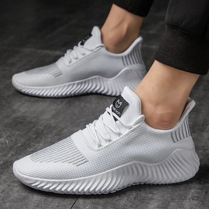 Fashion Men Shoes Sneakers White Mens Sneakers Outdoor Breathable Men Casual Shoe Big Size 2022 Summer Lightweigh Man Tenis Shoe