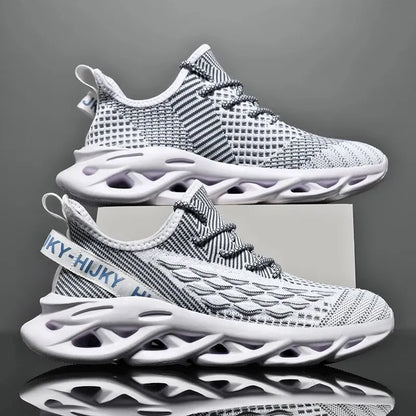 2023 Lexsan Shoes Men Running Sneakers Male Tenis Luxury Designer Mesh Breathable Casual Fashion Blade Cushioning for Men